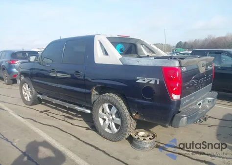 2004 Chevrolet Avalanche 1500 из США, поврежденный, VIN 3GNEK12T74G339098